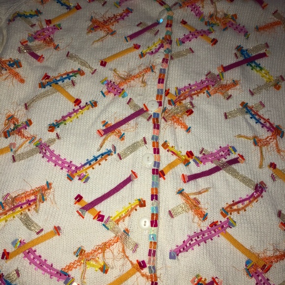 Cardigan sweater from NORDSTROM M design front and the back of the sweater! - Picture 3 of 7